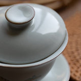 Théière Chinoise <br> Dehua Gaiwan Chat 160ml