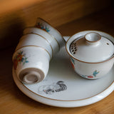 Plateau à Thé Vintage <br> Chat