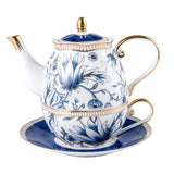 Théière en Porcelaine Anglaise <br> Fleurs 350ml