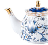 Théière en Porcelaine Anglaise <br> Fleurs 350ml