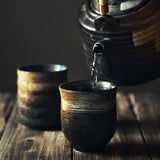 Théière Japonaise <br> Anse Bambou 1-1,2L