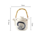 Théière Japonaise <br> Anse Bambou 1-1,2L