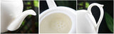 Théière en Porcelaine Blanche <br> 110 à 280ml
