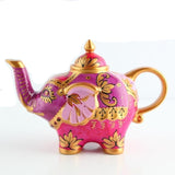 Théière éléphant Rose