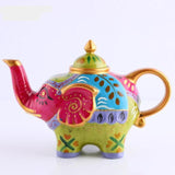 Théière éléphant Multicolore