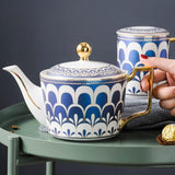 Théière Porcelaine Bleue
