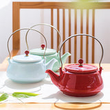 Théière en Porcelaine Colorée