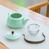 Théière en Porcelaine <br> Colorée 620ml