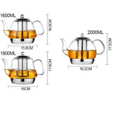 Bouilloire en Verre Induction <br> 1.6L - 1.8L - 2L