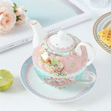 Théière Solitaire Porcelaine <br> Fleurs 400ml