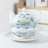 Théière Solitaire Porcelaine <br> Fleurs 400ml