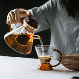 Théière en Verre avec Infuseur Verre <br> 580ml