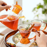 Théière en Verre avec Filtre en Verre