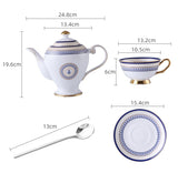 Service à Thé Anglais <br> Porcelaine 1,1L