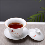 Théière en Porcelaine <br> Gaiwan Bone China 150ml