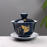 Théière en Porcelaine <br> Gaiwan Traditionnel 150ml