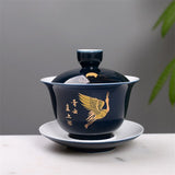 Théière en Porcelaine <br> Gaiwan Traditionnel 150ml