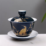 Théière en Porcelaine <br> Gaiwan Traditionnel 150ml