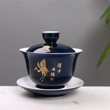 Théière en Porcelaine <br> Gaiwan Traditionnel 150ml