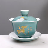 Théière en Porcelaine <br> Gaiwan Traditionnel 150ml