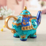 Théière en Porcelaine <br> Éléphant Bleue 800ml