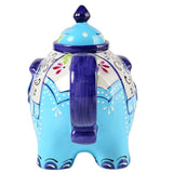 Théière en Porcelaine <br> Éléphant Bleue 800ml