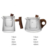 Théière en Verre et Bois <br> 370-420ml