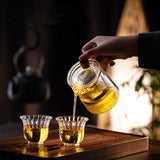 Théière en Verre et Bois <br> 370-420ml