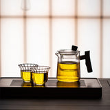 Théière en Verre et Bois <br> 370-420ml