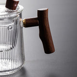 Théière en Verre et Bois <br> 370-420ml