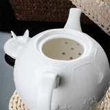 Service à Thé Porcelaine Blanche <br> Théière 900ml