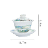 Théière Chinoise <br> Gaiwan Porcelaine 180ml
