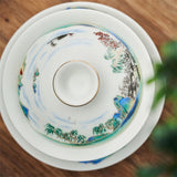 Théière Chinoise <br> Gaiwan Porcelaine 180ml