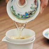 Théière Chinoise <br> Gaiwan Porcelaine 180ml