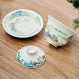 Théière Chinoise <br> Gaiwan Porcelaine 180ml