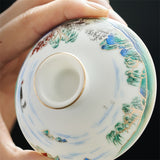Théière Chinoise <br> Gaiwan Porcelaine 180ml