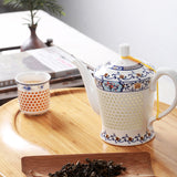 Théière Chinoise Porcelaine <br> Grain de Riz 600ml