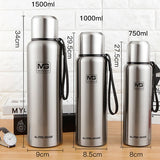 Gourde Isotherme Sans BPA <br> Inox 0.5 - 1.5L