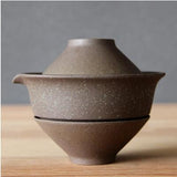 Théière en Grès <br> Shiboridashi Gaiwan 200ml