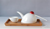 Théière Moderne en Porcelaine <br> Service 1L