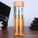 Théière Nomade en Verre <br> Double Paroi 450ml