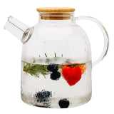Théière en verre borosilicate