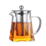 Théière Carrée en Verre
