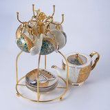 Service à thé complet en porcelaine fine