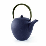 Théière en fonte japonaise bleue