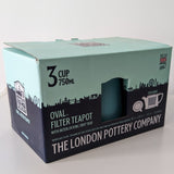 Théière Anglaise Bleue <br> Ovale London Pottery 750ml