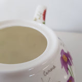 Théière Anglaise en Porcelaine <br> Fleur Dunoon 1,2L
