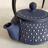 Théière Bleue en Fonte <br> Iwachu Kikko 650 ou 900ml