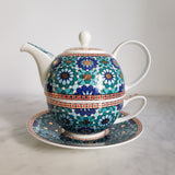 Théière Solitaire en Porcelaine Anglaise
