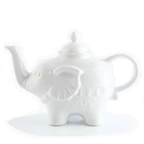 Théière éléphant Blanc